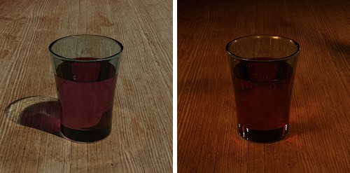 3D-Rekonstruktionen - Licht 3D-Rekonstruktion in unterschiedlichem Licht